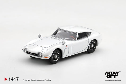 *Pre-Order* Mini GT No.1417 Toyota 2000GT Pegasus White