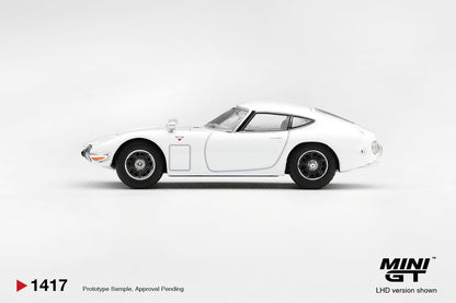*Pre-Order* Mini GT No.1417 Toyota 2000GT Pegasus White