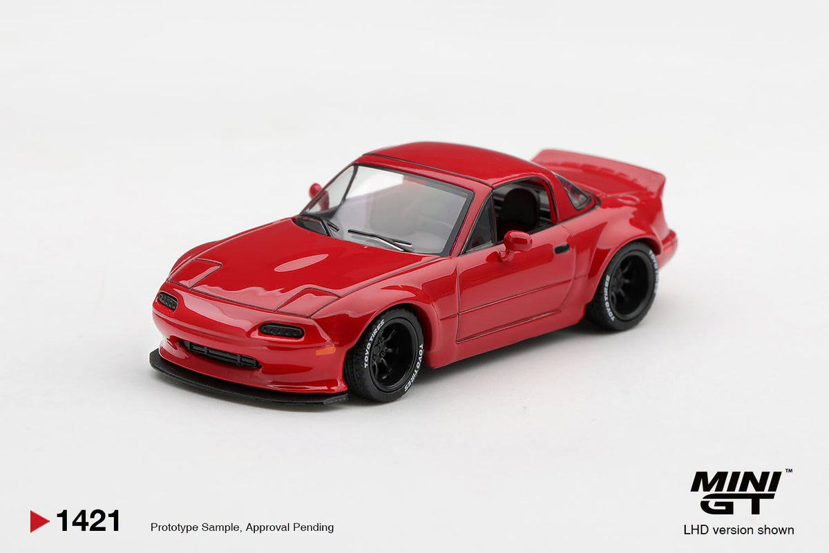 *Pre-Order* Mini GT No.1421 Mazda MX-5 (NA) Pandem Classic Red
