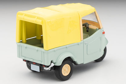 Tomytec Tomica Limited Vintage LV-143d Daihatsu Midget (Yellow Green/Beige) with Figure
