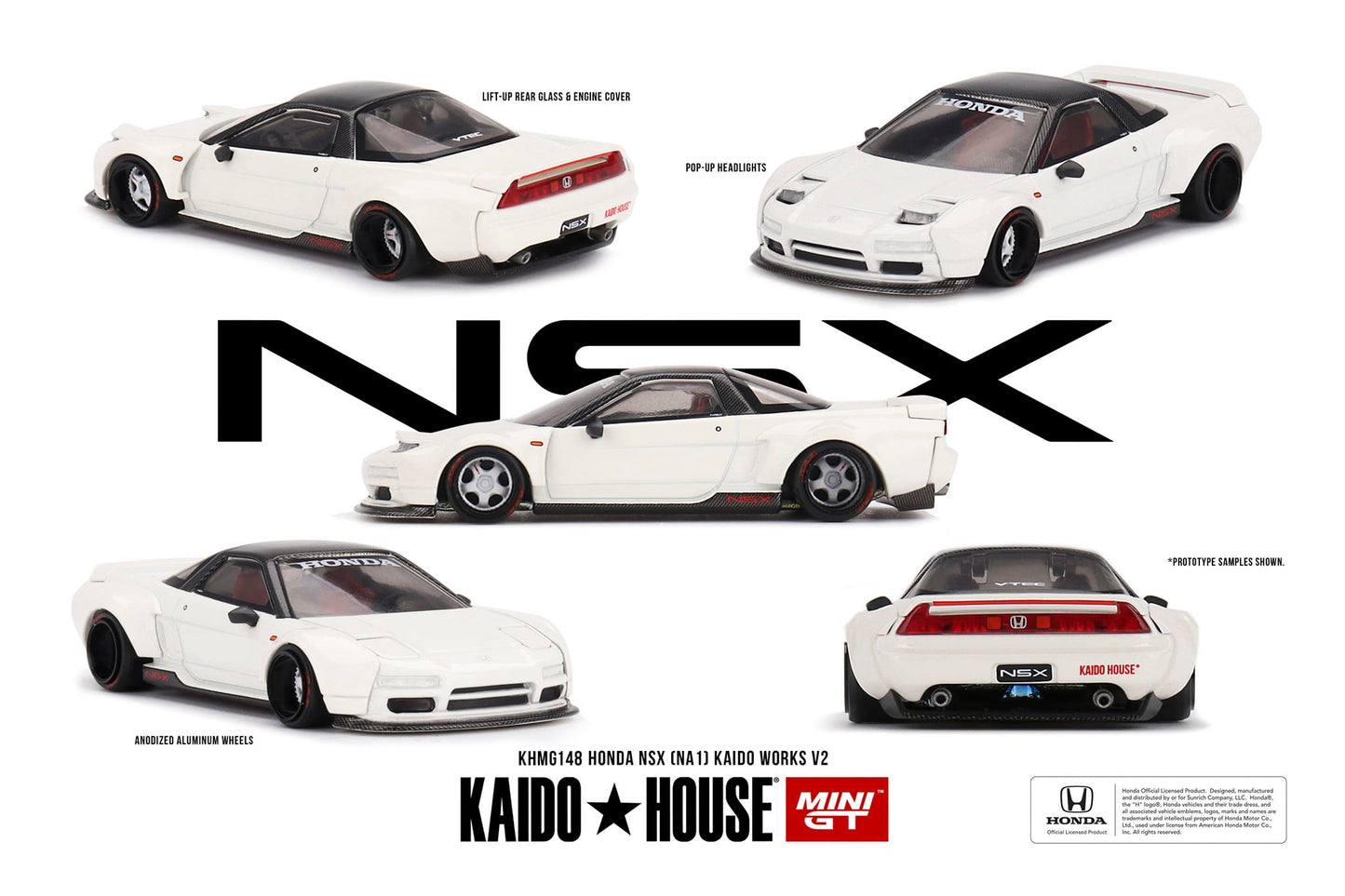 *Pre-Order* Mini GT x Kaido House No.148 Honda NSX (NA1) Kaido Work V2