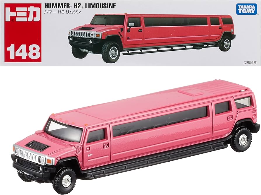 Tomica No.148 Hummer H2 Limousine (Pink)