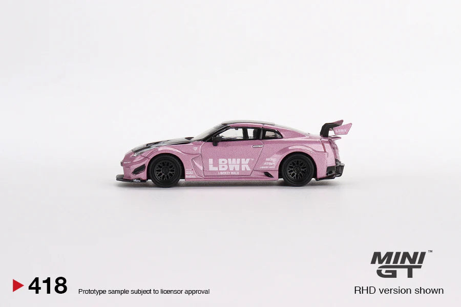 Mini GT No.418 LB-Silhouette WORKS GT NISSAN 35GT-RR Ver.2 Passion Pink