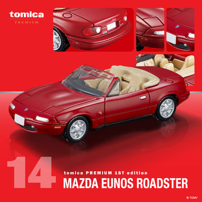 Tomica Premium No.14 Mazda Eunos Roadster - Release Commemorative Edition