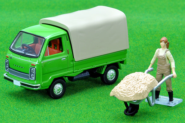 Tomytec Tomica Limited Vintage Neo LV-N15c Honda TN-V Super Deluxe (Green) with Figures