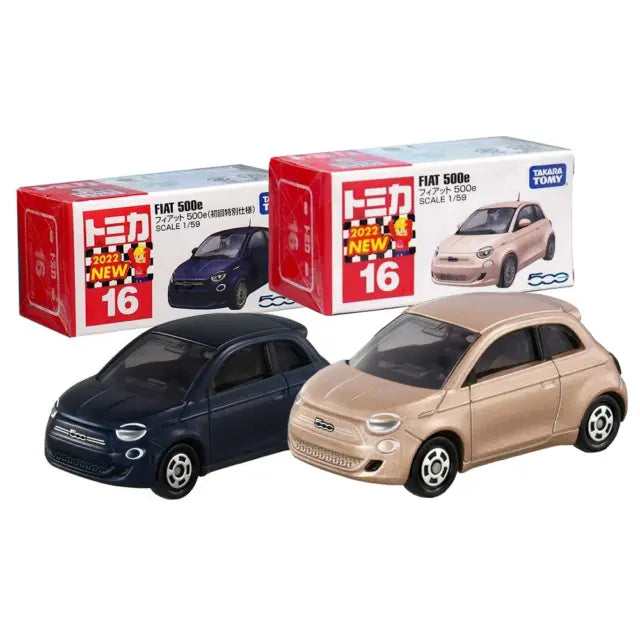 Tomica No.16 Fiat 500e (Pink)