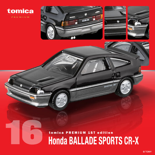 Tomica Premium No.16 Honda Ballade Sports CR-X - Release Commemorative Edition