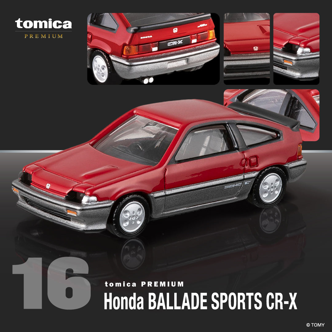 Tomica Premium No.16 Honda Ballade Sports CR-X