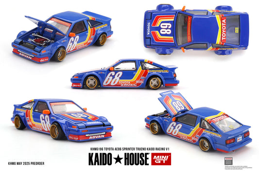 *Pre-Order* Mini GT x Kaido House No.196 Toyota AE86 Sprinter Trueno Kaido Racing V1