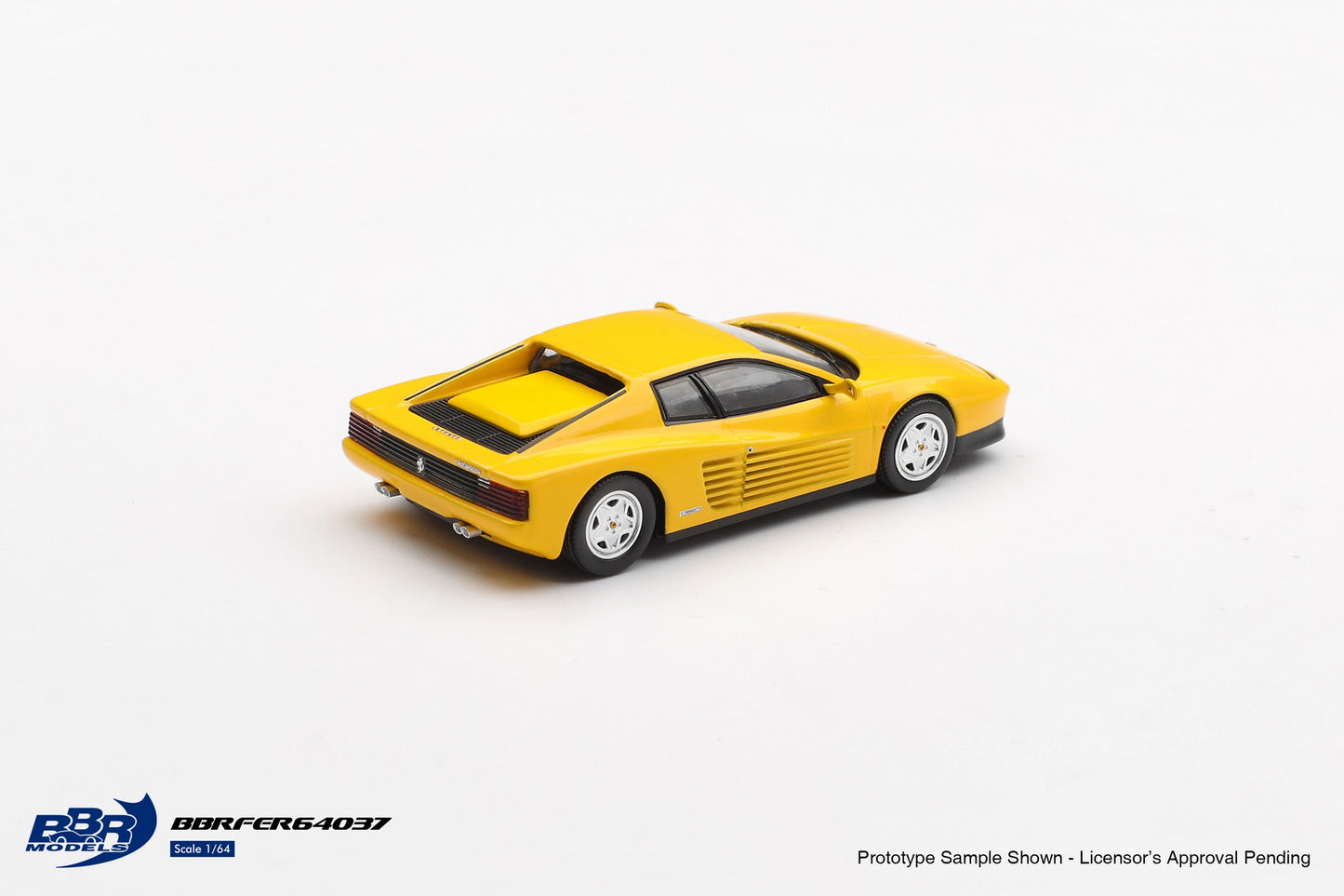 *Pre-Order* BBR Models 1989 Ferrari Testarossa Giallo Modena