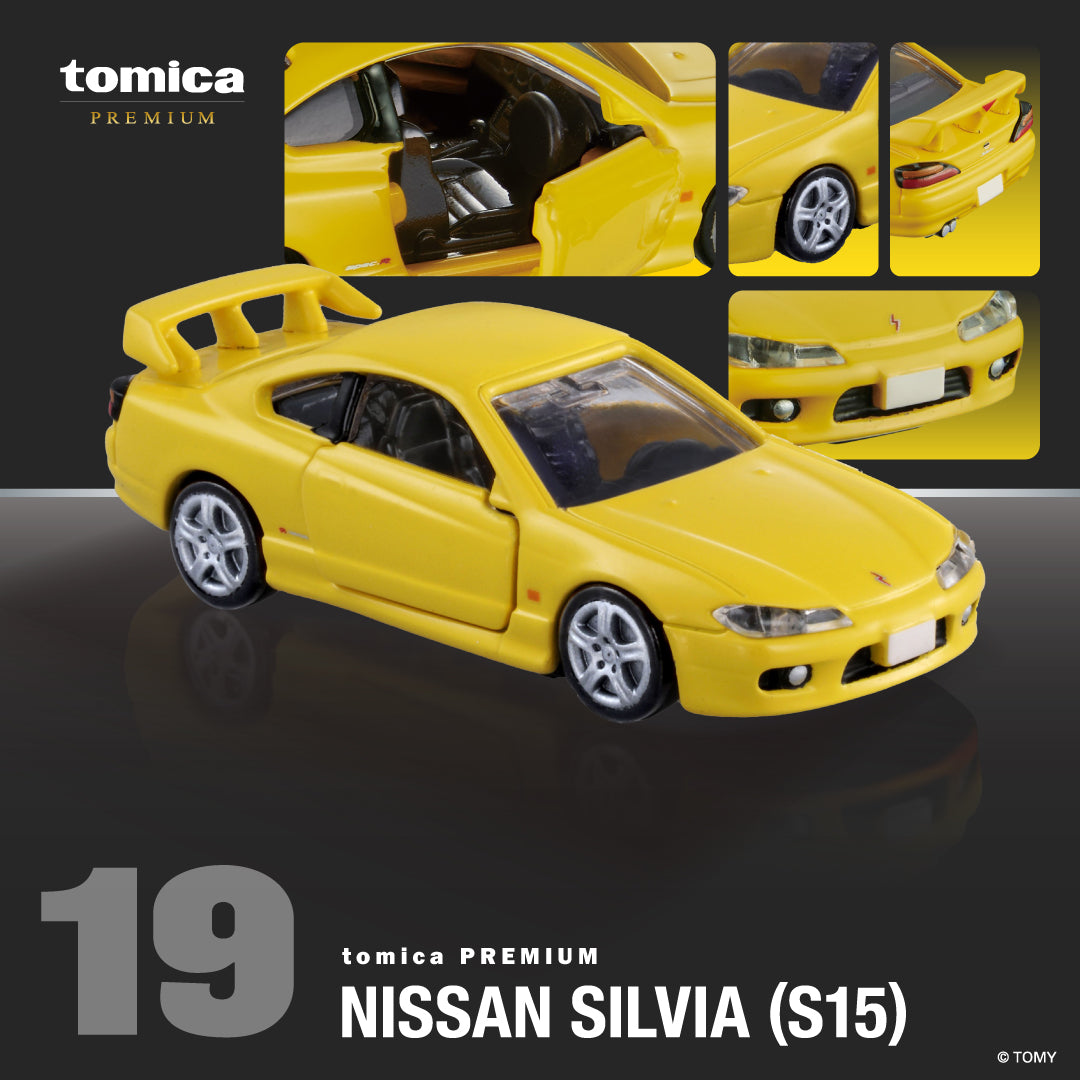 Tomica Premium No.19 Nissan Silvia S15 (Yellow)