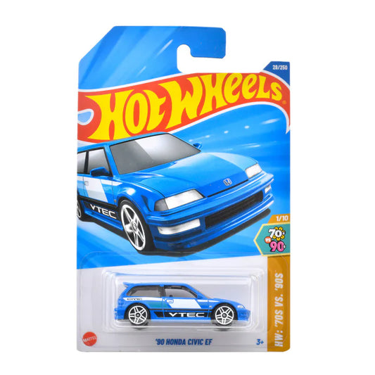Hot Wheels HW: '70s vs. '90s 1/10 '90 Honda Civic EF - Japanese Card