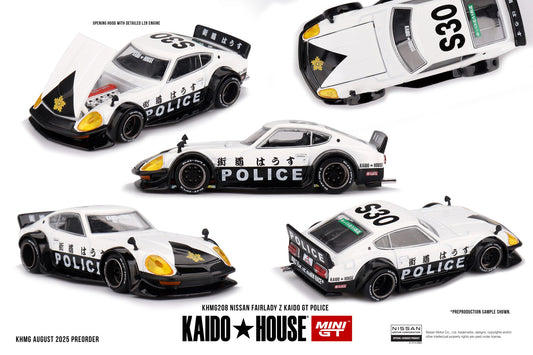 *Pre-Order* Mini GT x Kaido House No.208 Nissan Fairlady Z Kaido GT Police