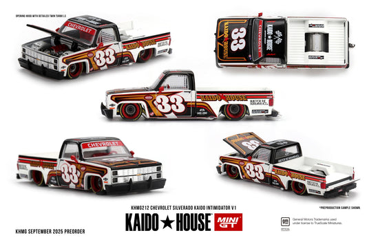 *Pre-Order* Mini GT x Kaido House No.212 Chevrolet Silverado KAIDO Intimidator V1