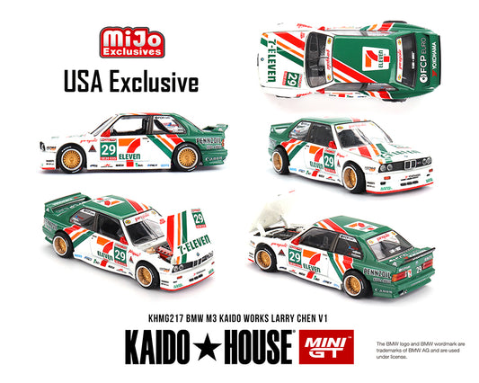 *Pre-Order* Mini GT x Kaido House No.217 BMW M3 KAIDO WORKS LARRY CHEN V1 USA Exclusive