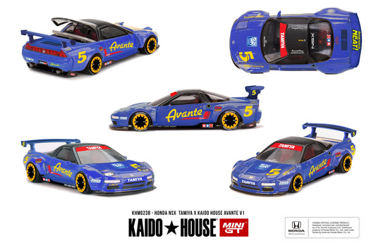 *Pre-Order* Mini GT x Kaido House No.238 Honda NSX TAMIYA x KAIDO HOUSE "AVANTE" V1