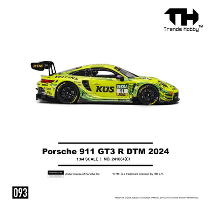 *Pre-Order* Trends Hobby No.241084(C) Porsche 911 GT3 R DTM 2024 - Yellow