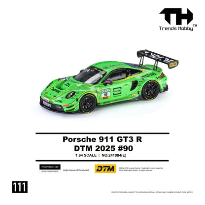 *Pre-Order* Trends Hobby No.241084(E) Porsche 911 GT3 R DTM 2025 - #90 Green