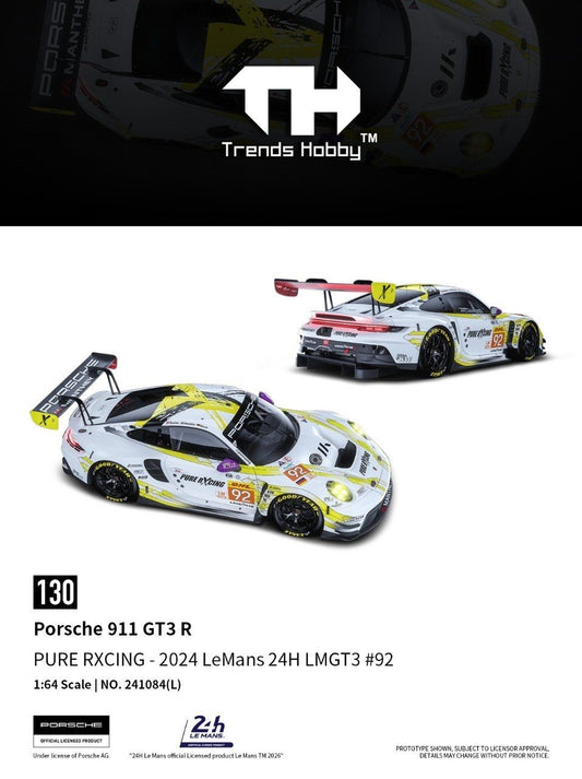 *Pre-Order* Trends Hobby No.241084(L) Porsche 911 GT3 R Pure Rxcing - 2024 LeMans 24H LMGT3 #92