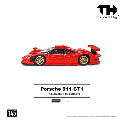 *Pre-Order* Trends Hobby No.241085(F) Porsche 911 GT1 1988 - Red