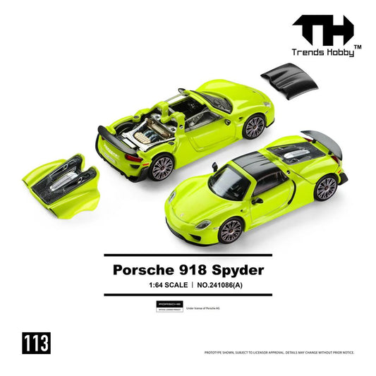 *Pre-Order* Trends Hobby No.241086(A) Porsche 918 Spyder Green