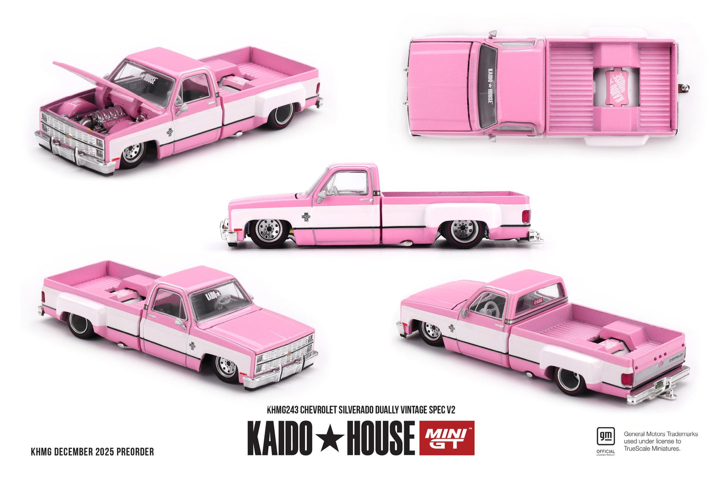 *Pre-Order* Mini GT x Kaido House No.243 Chevrolet Silverado Dually Vintage Spec V2