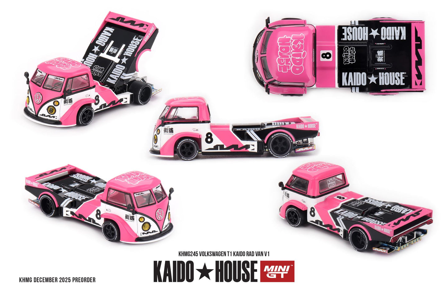 *Pre-Order* Mini GT x Kaido House No.245 Volkswagen T1 KAIDO RAD VAN V1