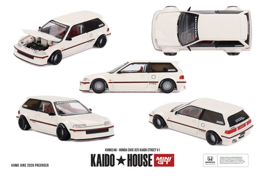 *Pre-Order* Mini GT x Kaido House No.246 Honda Civic (EF) Kaido Street V1