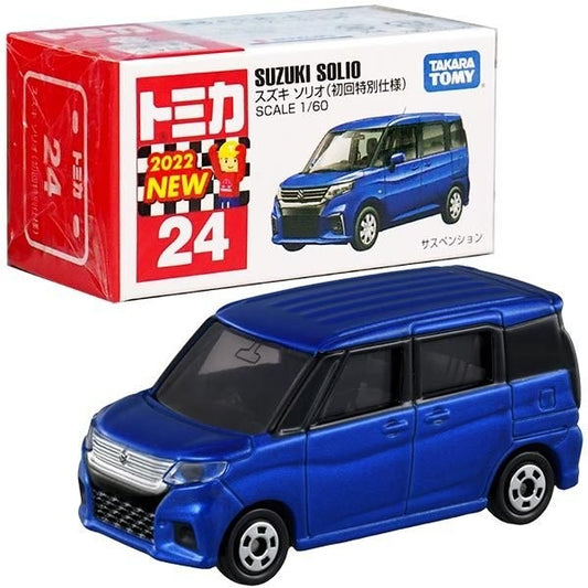 Tomica No.24 Suzuki Solio (Blue) - First Edition