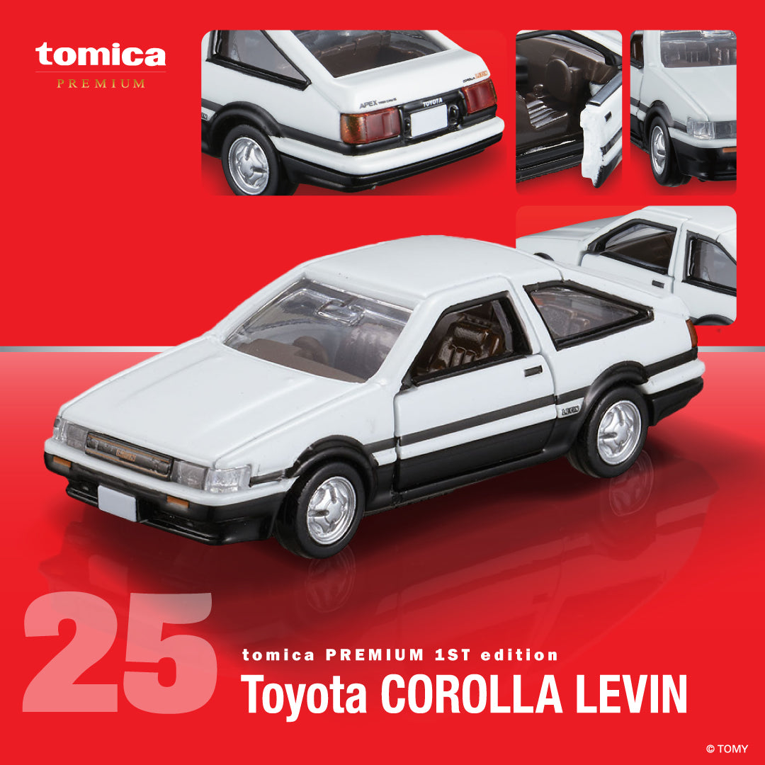 Tomica Premium No.25 Toyota Corolla Levin - Release Commemorative Edition