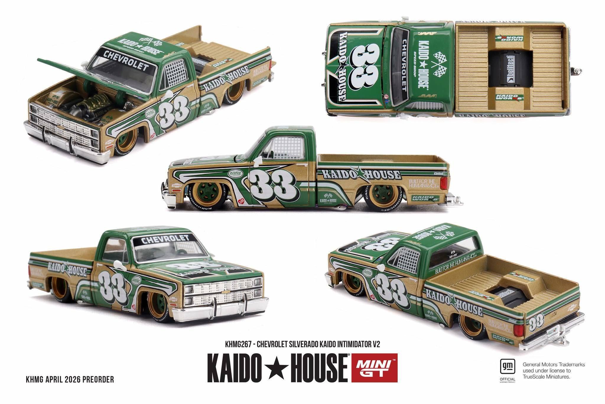 *Pre-Order* Mini GT x Kaido House No.267 Chevrolet Silverado Kaido Int ...