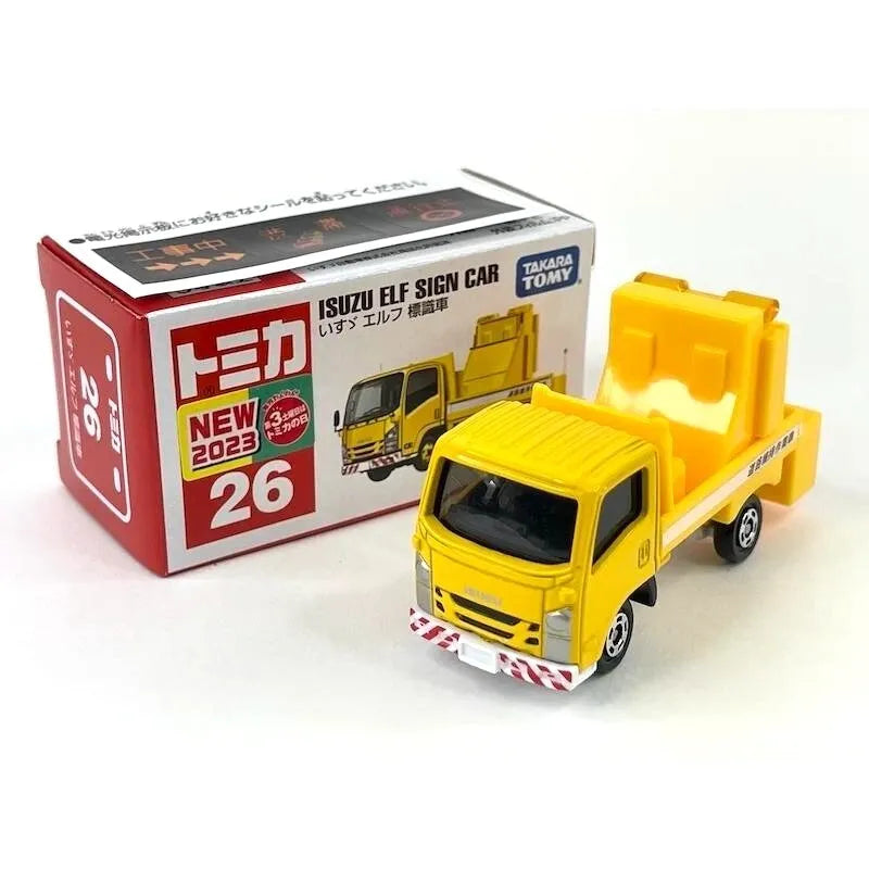 Tomica No.26 Isuzu Elf Sign Car