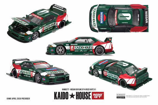 *Pre-Order* Mini GT x Kaido House No.277 Nissan Skyline GT-R (R32) KHTC V1