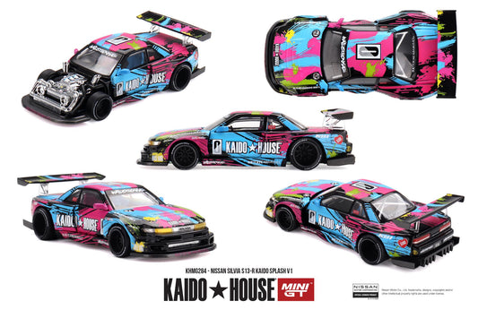 *Pre-Order* Mini GT x Kaido House No.284 Nissan Silvia S13-R Kaido Splash V1