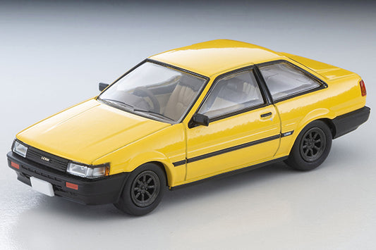 *Pre-Order* Tomytec Tomica Limited Vintage Neo LV-N284f Toyota Corolla Levin 2-door GT RS with Watanabe Wheels (Yellow) 1983 Model