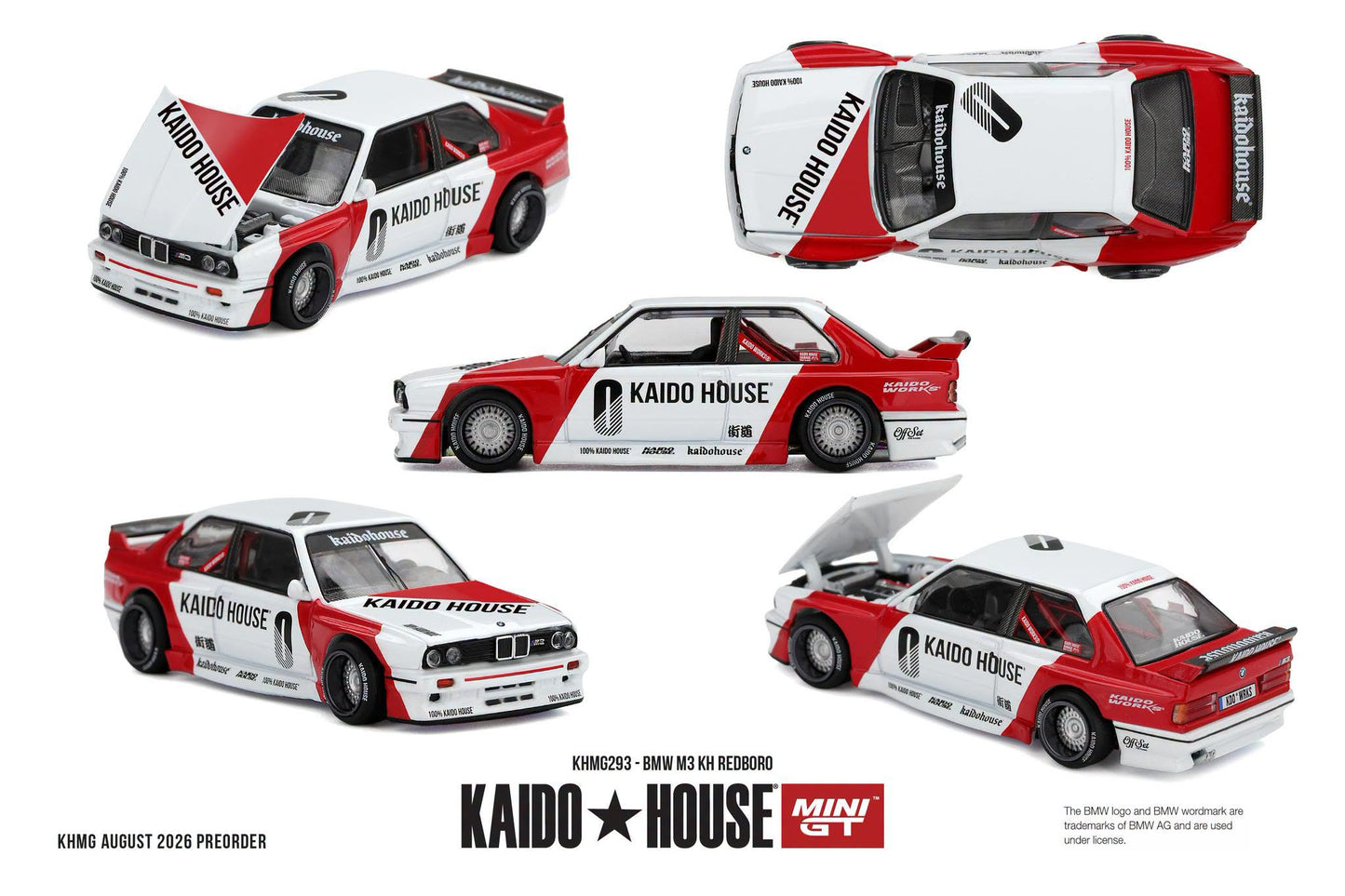 *Pre-Order* Mini GT x Kaido House No.293 BMW M3 KH REDBORO