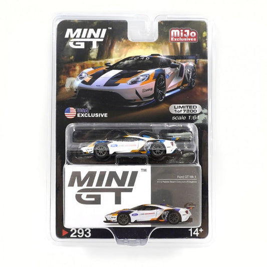 Mini GT No.293 Ford GT Mk II 2019 Pebble Beach Concours d'Elegance (Blister Pack) - US Exclusive Model