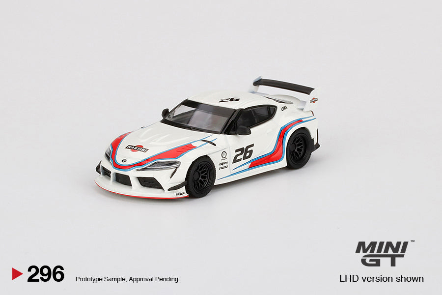 Mini GT No.296 LB★WORKS Toyota GR Supra Martini Racing