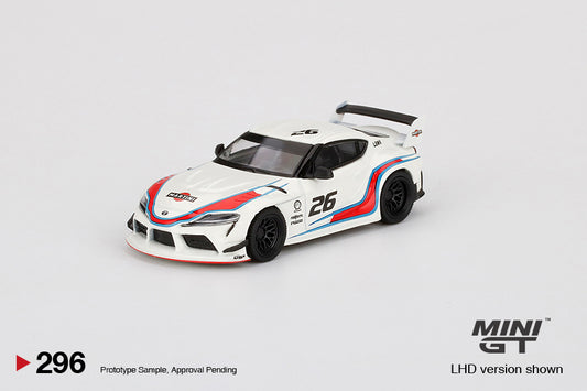 Mini GT No.296 LB★WORKS Toyota GR Supra Martini Racing