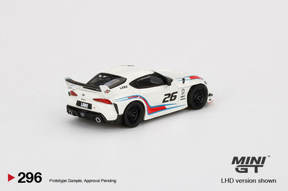 Mini GT No.296 LB★WORKS Toyota GR Supra Martini Racing