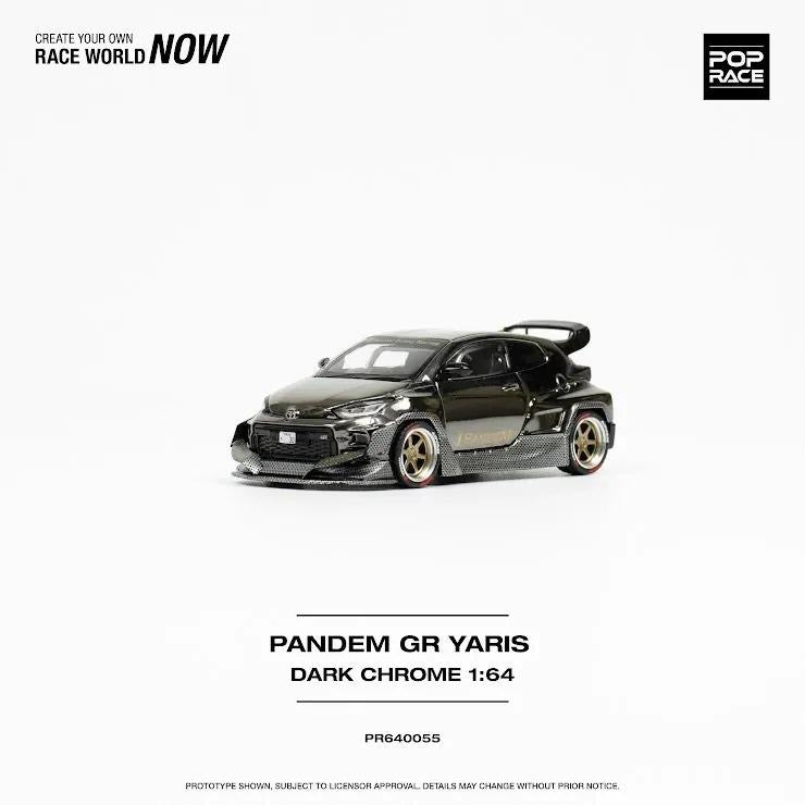 *Pre-Order* Pop Race Pandem Toyota GR Yaris Dark Chrome (Pop Race Edition)