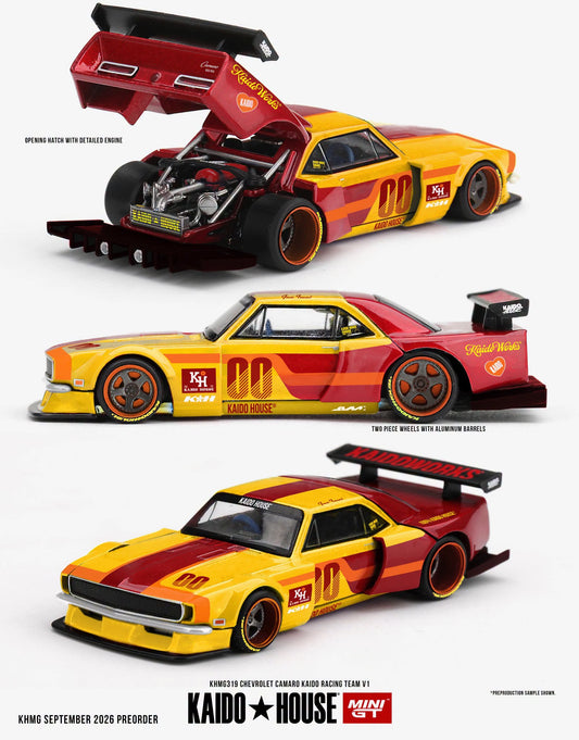 *Pre-Order* Mini GT x Kaido House No.319 Chevrolet Camaro Kaido Racing Team V1