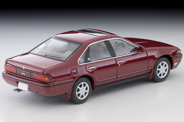 *Pre-Order* Tomytec Tomica Limited Vintage Neo LV-N319d Nissan Cefiro Town Ride N (Wine Red) 1991 Model