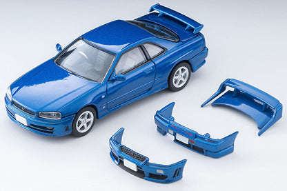 *Pre-Order* Tomytec Tomica Limited Vintage Neo LV-N353b Nissan Skyline 2-door Sports Coupe 25GT TURBO with optional parts (Blue) 2000 Model