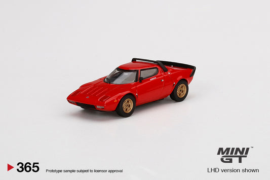 Mini GT No.365 Lancia Stratos HF Stradale Rosso Arancio