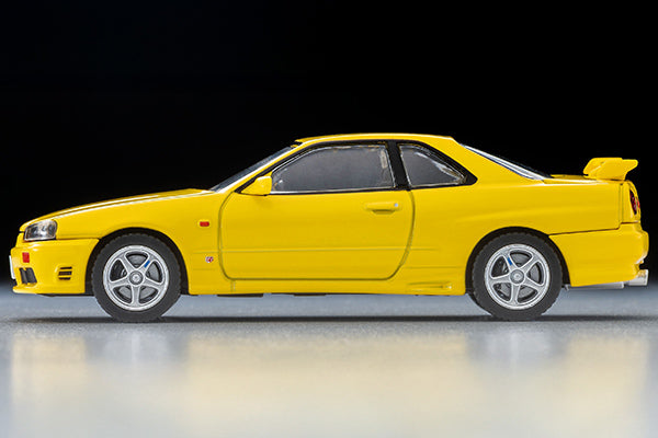 Tomytec Tomica Limited Vintage Neo LV-N365a Nissan Skyline 2-Door Sports Coupe 25GT TURBO with optional parts (Yellow) 1998 Model