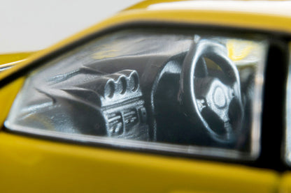 Tomytec Tomica Limited Vintage Neo LV-N365a Nissan Skyline 2-Door Sports Coupe 25GT TURBO with optional parts (Yellow) 1998 Model