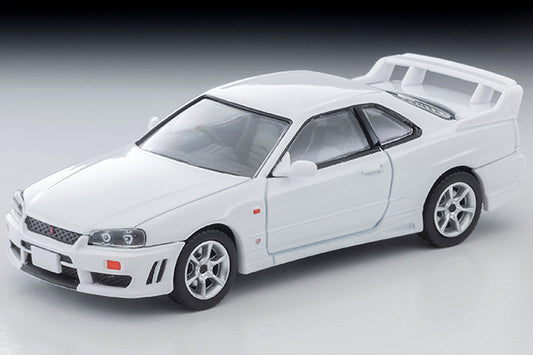 *Pre-Order* Tomytec Tomica Limited Vintage Neo LV-N365b Nissan Skyline 2-Door Sports Coupe 25GT TURBO with optional parts (White) 1998 Model