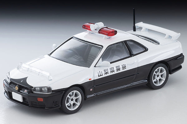 Tomytec Tomica Limited Vintage Neo LV-N366a Nissan Skyline 2-Door Sports Coupe 25GT Turbo Patrol Car (Yamanashi Prefectural Police)
