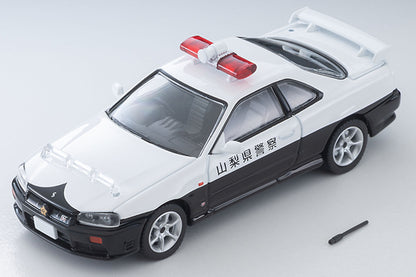 Tomytec Tomica Limited Vintage Neo LV-N366a Nissan Skyline 2-Door Sports Coupe 25GT Turbo Patrol Car (Yamanashi Prefectural Police)